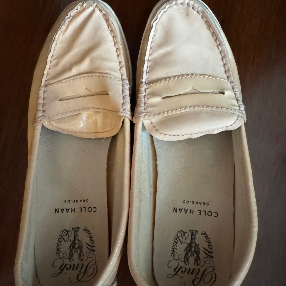 Cole Haan  Cream Loafers